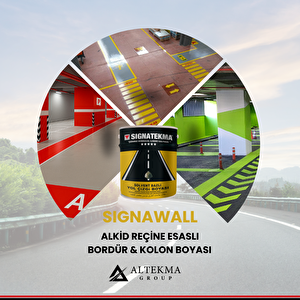 Signawall - Alkid Esaslı Bordür Ve Kolon Boyası  25 Kg Sarı