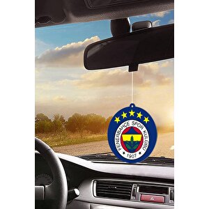 Fenerbahçe Logolu Lisaslı 5 Yıldızlı Taraftarlı  Armalı Asma Oto Kokusu
