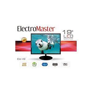 Electromaster Em-119 19" 49 Ekran 12v Hd Karavan - Tekne - Yat Lcd Monitör Tv
