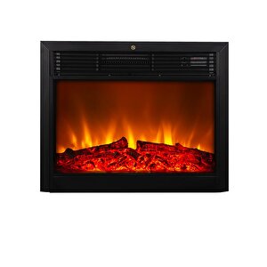 Tektes 75cm Elektri̇li̇ Şömi̇ne 8 Renkli̇ Alev Sesli̇ Bluetoothlu Wi̇fi̇ Uygullamali
