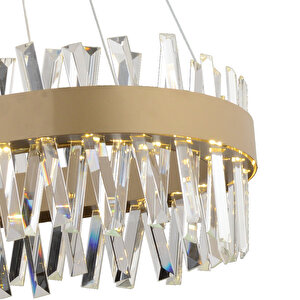 Brampton 6'lı Sıralı Eskitme 3 Renkli 100 Watt Ledli Yemek Masası Üstü, Oturma Odası, Salon Avize