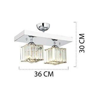 Ri̇vi̇a 2 Li̇ Krom Kaplama Plafonyer Taşli Salon Avi̇ze