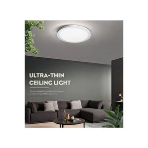 Modern Tavana Sıfır Plafonyer Led Avize Panel Light 6400k Beyaz I