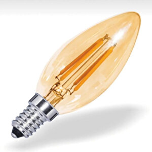 Filament Amber Ba3 4 Watt E14 Duy (5 ADET) Sarı Işık