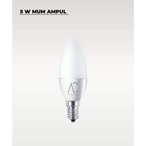 5w Mum Led Ampul Beyaz Işık