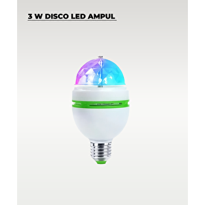 3w Disco Led Ampul 10 Adet