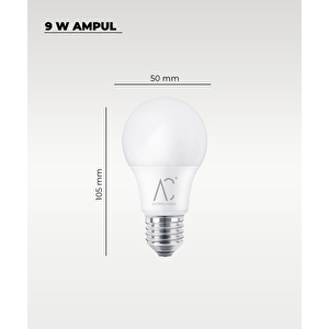 9w Bulb Led Ampul Beyaz Işık