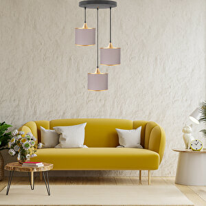 Lambent Plafonyer Kumaş Avize