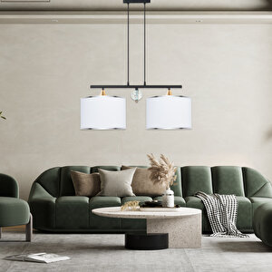 Lambent Line Crystal Plafonyer Kumaş Avize