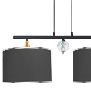 Lambent Line Crystal Plafonyer Kumaş Avize