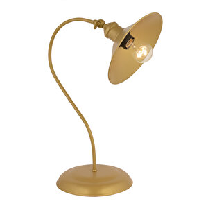 İklim Gold Retro Tasarım Modern Çalışma Masası Lambası