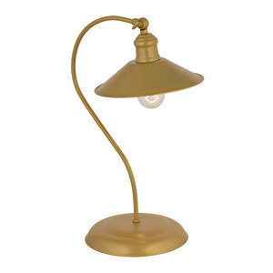 İklim Gold Retro Tasarım Modern Çalışma Masası Lambası