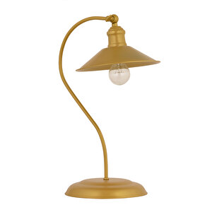 İklim Gold Retro Tasarım Modern Çalışma Masası Lambası
