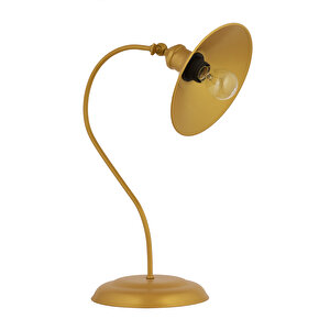 İklim Gold Retro Tasarım Modern Çalışma Masası Lambası