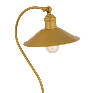 İklim Gold Retro Tasarım Modern Çalışma Masası Lambası