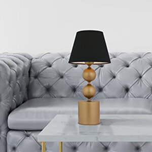 Fragile Siyah Şapkalı Eskitme Masa Lambası Modern Tasarım Salon-yatak Odası Abajur