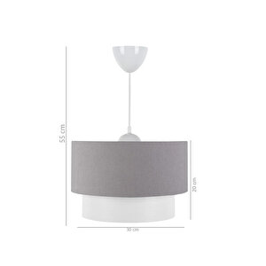 Evlight 3'lü Set Avize Ve Komodin Üstü Ahşap Abajur Kumbeji