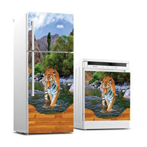 Buzdolabı Ve Bulaşık Makinası Beyaz Eşya Sticker Kaplama Kaplan