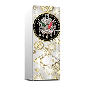 Buzdolabı Sticker Kaplama Dolap Kaplama Etiketi Osmanlı Arma
