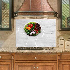 Mutfak Duvar Tezgah Arası Ocak Arkası Sticker Kaplama Beyin Sağlık