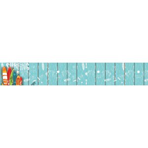 Mutfak Tezgah Arası Folyo Fayans Kaplama Folyosu Surfing 60x300 cm
