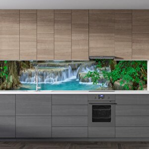 Mutfak Tezgah Arası Folyo Fayans Kaplama Folyosu Tayland Şelale 60x200 cm