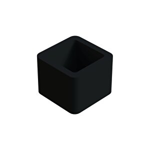 30x30 Mm Kare Pvc Sandalye Profil Ayak Pabucu Sessiz Yumuşak - Siyah 4 Adet