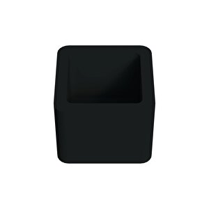 30x30 Mm Kare Pvc Sandalye Profil Ayak Pabucu Sessiz Yumuşak - Siyah 4 Adet