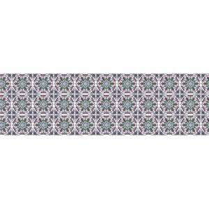 Mutfak Tezgah Arası Folyo Fayans Kaplama Folyosu Kırmızı Lale Desen 1 60x400 cm 