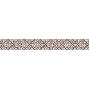 Mutfak Tezgah Arası Folyo Fayans Kaplama Folyosu Türk Osmanlı Motif 1 60x400 cm 