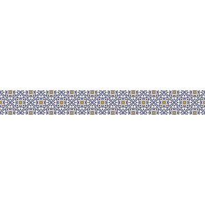 Mutfak Tezgah Arası Folyo Fayans Kaplama Folyosu İtalyan Çini Motif 60x100 cm