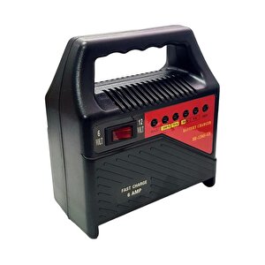Hb-1206s 6v-12v Ayarlı 6amper Taşınabilir Akü Şarj Cihazı