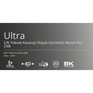 Inverto New Black Ultra 8k 0.2db Twin Lnb Idlt-twl412