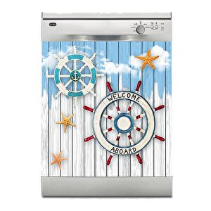 Bulaşık Makinesi Sticker Kaplama Beyaz Eşya Kaplama Denizci