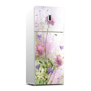 Buzdolabı Sticker Kaplama Dolap Kaplama Etiketi Pastel Çiçek