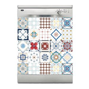 Bulaşık Makinesi Sticker Kaplama Beyaz Eşya Kaplama Fayans-desen