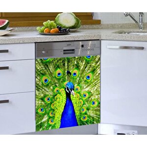 Bulaşık Makinesi Sticker Kaplama Beyaz Eşya Kaplama Tavuskuşu