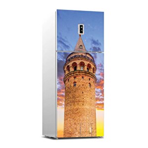 Buzdolabı Sticker Kaplama Dolap Kaplama Etiketi Galata Kulesi
