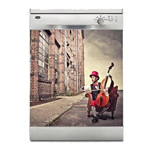 Bulaşık Makinesi Sticker Kaplama Beyaz Eşya Kaplama Kemancı