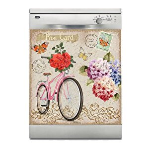 Bulaşık Makinesi Sticker Kaplama Beyaz Eşya Kaplama Postcard