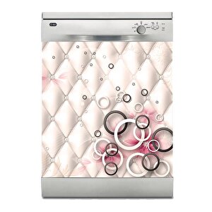 Bulaşık Makinesi Sticker Kaplama Beyaz Eşya Kaplama Döşeme Yuvarlak