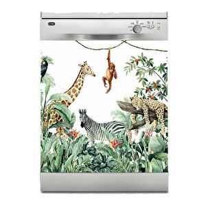 Bulaşık Makinesi Sticker Kaplama Beyaz Eşya Kaplama Hayvanlar