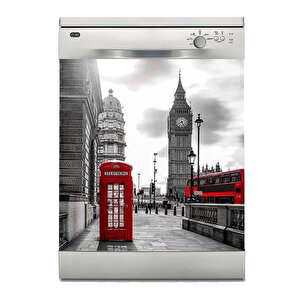 Bulaşık Makinesi Sticker Kaplama Beyaz Eşya Kaplama Telefon Kulubesi