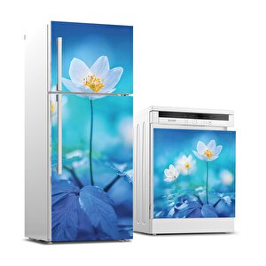 Buzdolabı Ve Bulaşık Makinası Beyaz Eşya Sticker Kaplama Anemon