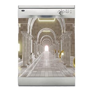 Bulaşık Makinesi Sticker Kaplama Beyaz Eşya Kaplama 3d Saray