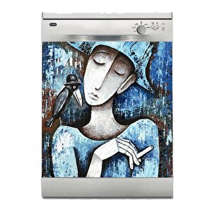 Bulaşık Makinesi Sticker Kaplama Beyaz Eşya Kaplama Sanat