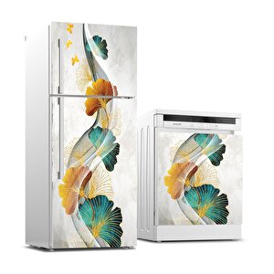 Buzdolabı Ve Bulaşık Makinası Beyaz Eşya Sticker Kaplama Modern Sanat