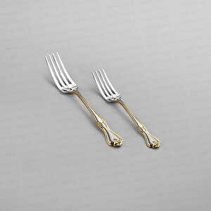 Nehir Lalezar Altın Çatal Kaşık Bıçak Takımı 89 Parça Kutulu