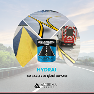 Hydral - Su Bazlı Yol Çizgi Boyası 25kg Sari