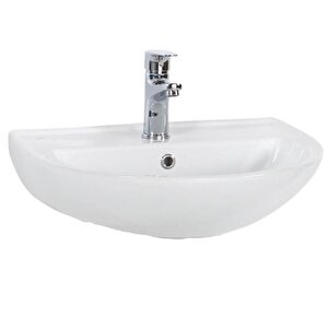 Creavit 40x50 Cm Oval Duvara Monte Lavabo Tp155